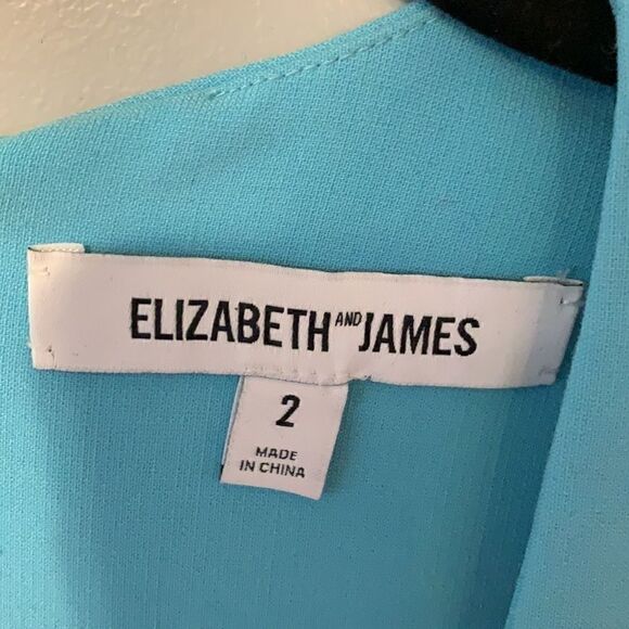 Elizabeth and James Turquoise Rosa Dress Size 2 - Picture 2 of 7